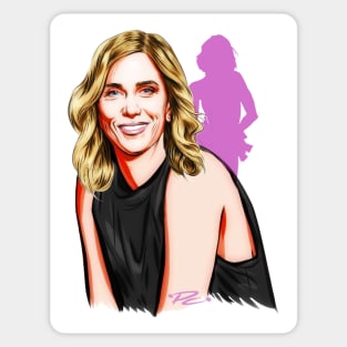 Kristen Wiig - An illustration by Paul Cemmick Sticker